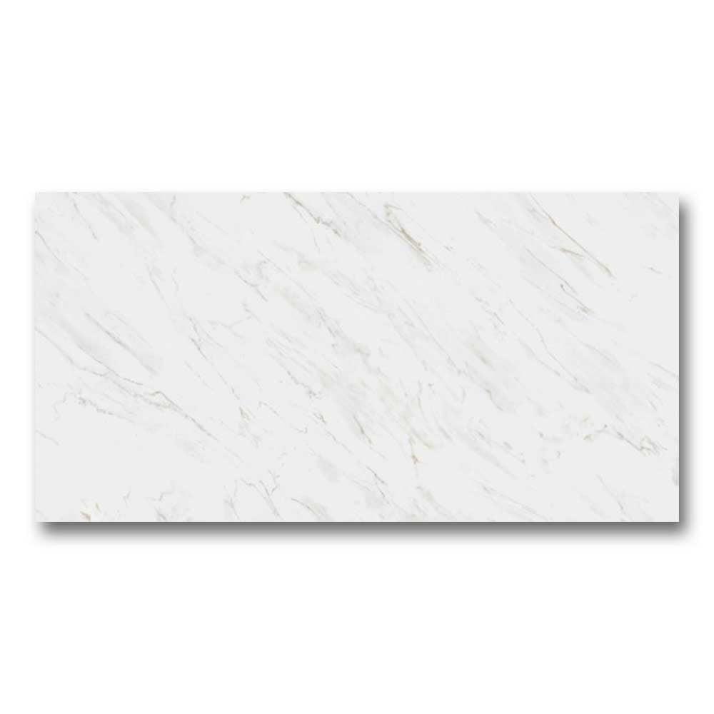 12x24 Minuet Bianco Polished Marble Look Ceramic Tile 12x24 Minuet Bianco Polished Marble Look Ceramic Tile - American Tile Depot