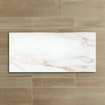 12x24 Montblanc Gold Polished Marble Look Porcelain Tile 12x24 Montblanc Gold Polished Marble Look Porcelain Tile - American Tile Depot