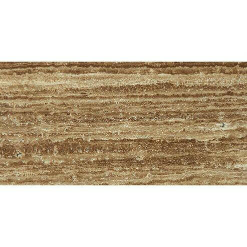 12x24 Noce Exotic Travertine (Vein-Cut) Filled & Polished Tile - American Tile Depot