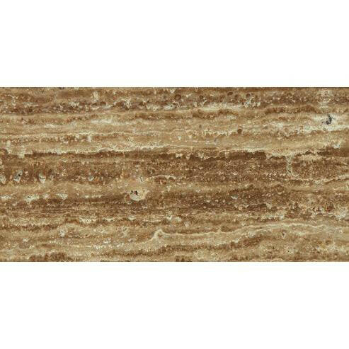 12x24 Noce Exotic Travertine (Vein-Cut) Filled & Polished Tile - American Tile Depot
