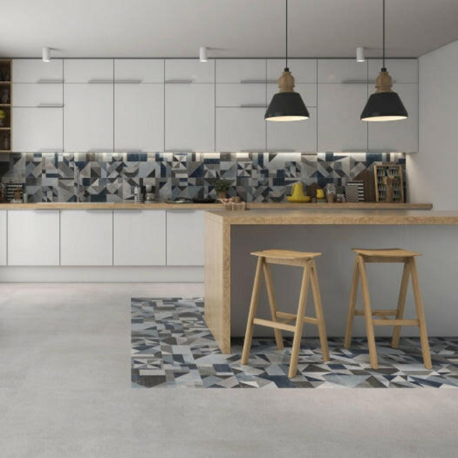 12x24 Nucleo Argent (6 Pc) Matte Concrete Look Porcelain Tile 12x24 Nucleo Argent (6 Pc) Matte Concrete Look Porcelain Tile - American Tile Depot