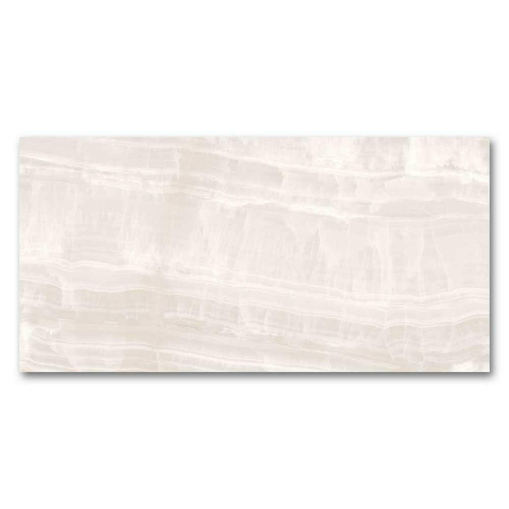 12x24 Onyx Deluxe White Glossy Porcelain Tile 12x24 Onyx Deluxe White Glossy Porcelain Tile - American Tile Depot