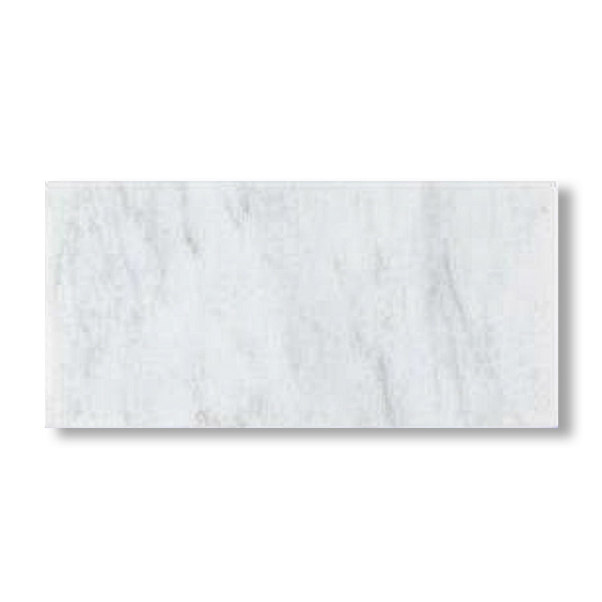 12x24 Oriental White / Asian Statuary Marble Polished Tile - American Tile Depot