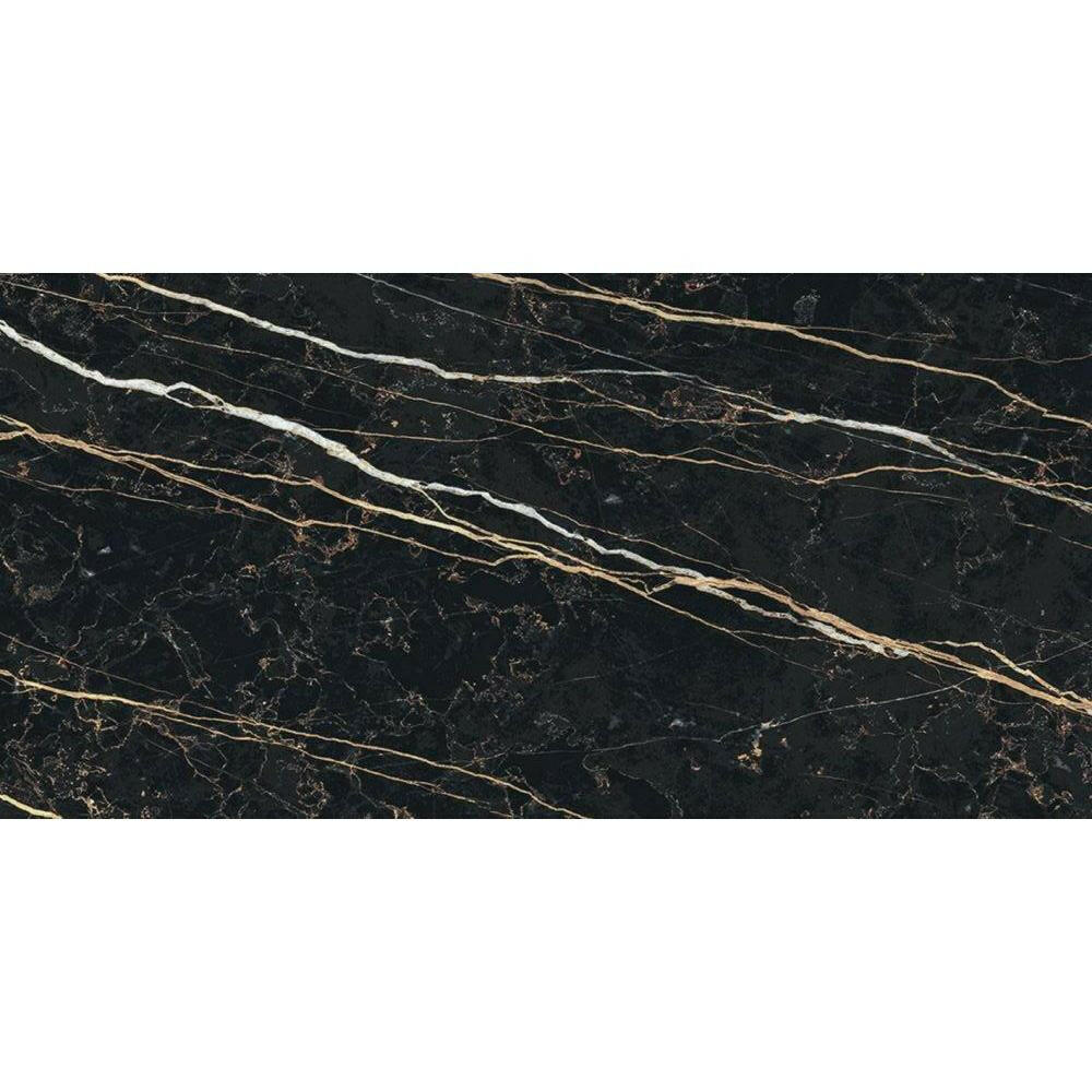 12x24 Oxvella Thunder Night Matte Marble Look Porcelain Tile 12x24 Oxvella Thunder Night Matte Marble Look Porcelain Tile - American Tile Depot