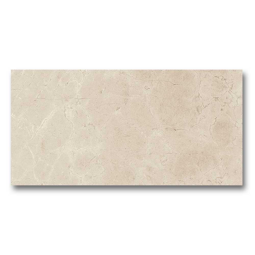 24x48 Palladio Ivory Polished Marble Look Porcelain Tile