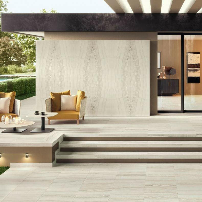 12x24 Pathira Ivory Naturale Matte Onyx Look Porcelain Tile 12x24 Pathira Ivory Naturale Matte Onyx Look Porcelain Tile - American Tile Depot
