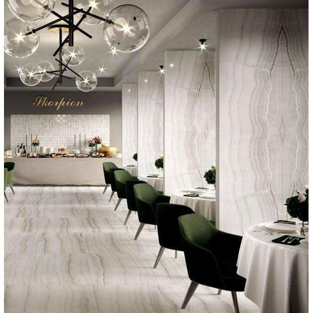 12x24 Pathira Silver Levigato Glossy Onyx Look Porcelain Tile 12x24 Pathira Silver Levigato Glossy Onyx Look Porcelain Tile - American Tile Depot
