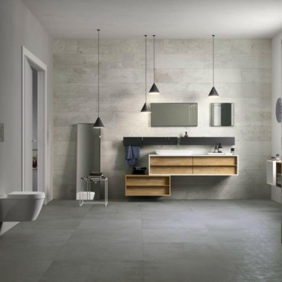 12x24 Petronix Light Matte Concrete Look Porcelain Tile 12x24 Petronix Light Matte Concrete Look Porcelain Tile - American Tile Depot