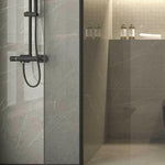 12x24 Pietra Smoke Limestone Look Glossy Porcelain Tile 12x24 Pietra Smoke Limestone Look Glossy Porcelain Tile - American Tile Depot