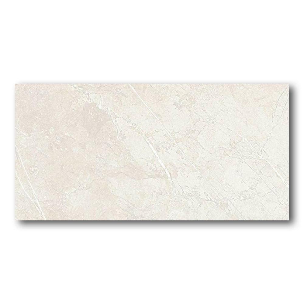 12x24 Pluvessa White Matte Marble Look Porcelain Tile 12x24 Pluvessa White Matte Marble Look Porcelain Tile - American Tile Depot