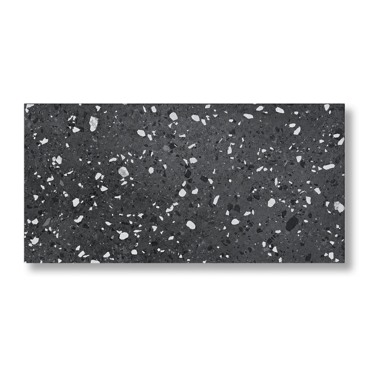 12x24 Poke Raven Flecks Matte Porcelain Tile - American Tile Depot