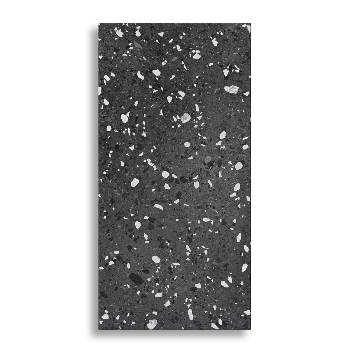 12x24 Poke Raven Flecks Matte Porcelain Tile - American Tile Depot