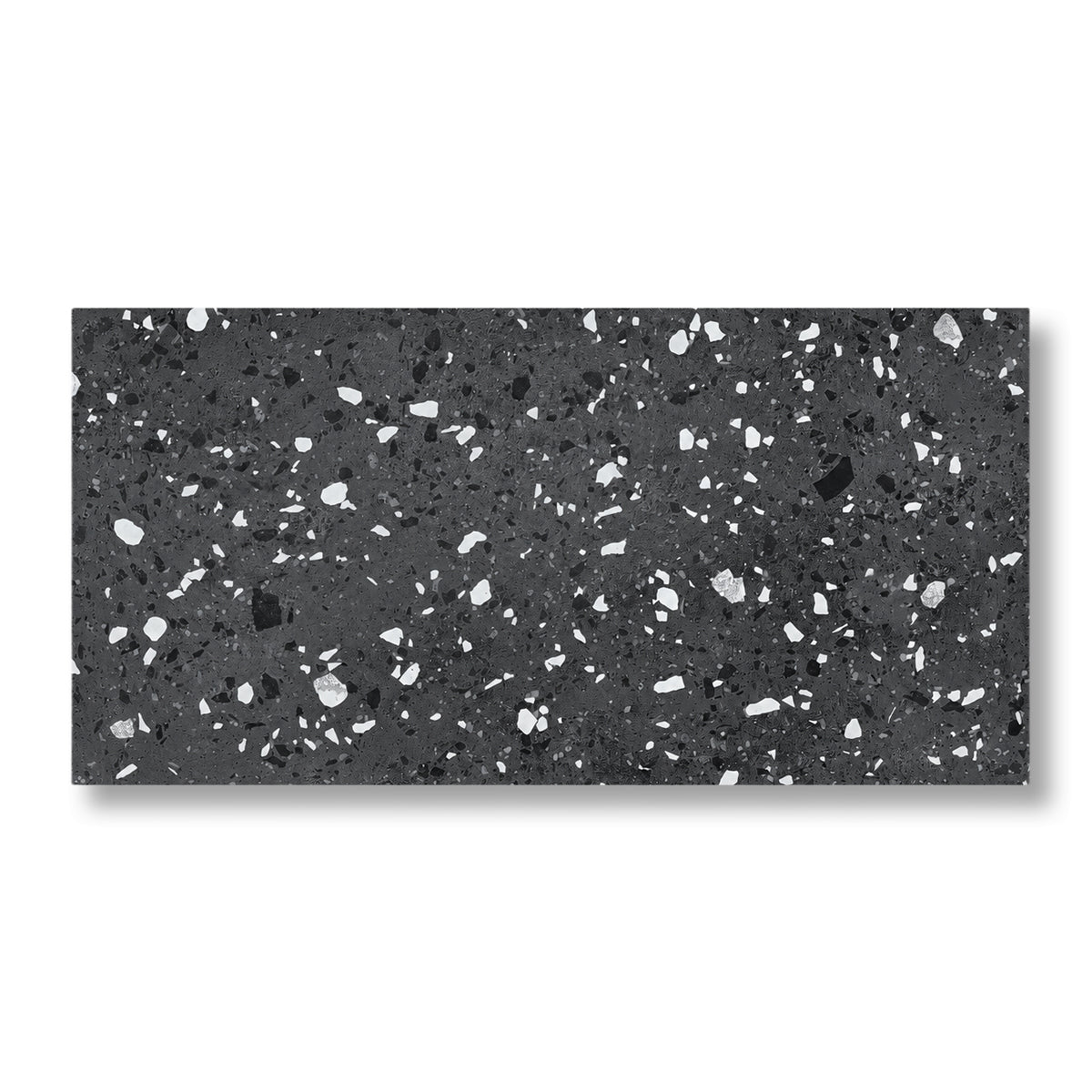 12x24 Poke Raven Flecks Matte Porcelain Tile - American Tile Depot