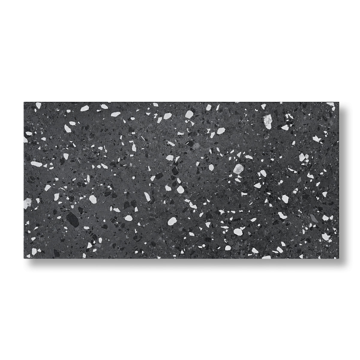 12x24 Poke Raven Flecks Matte Porcelain Tile - American Tile Depot
