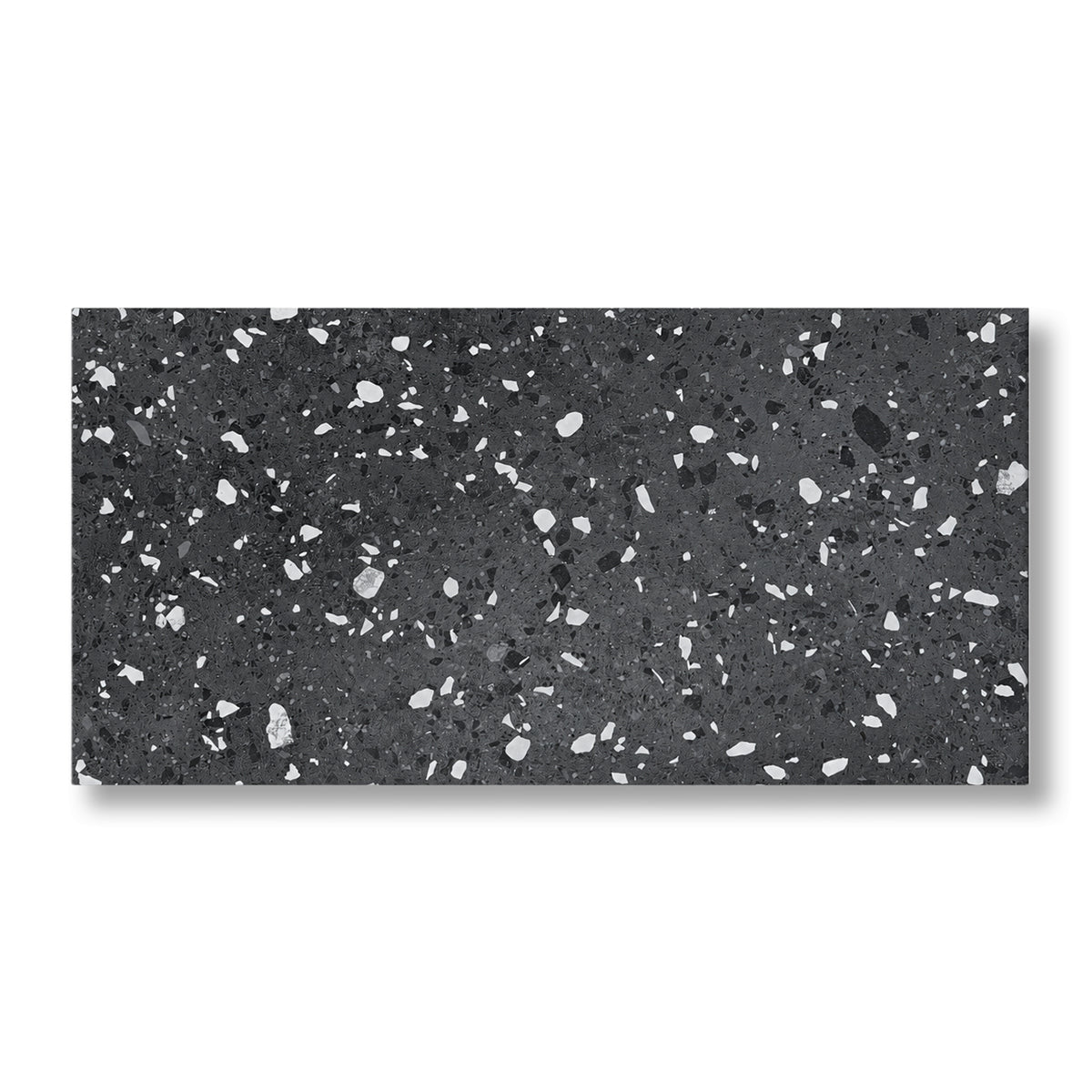 12x24 Poke Raven Flecks Matte Porcelain Tile - American Tile Depot