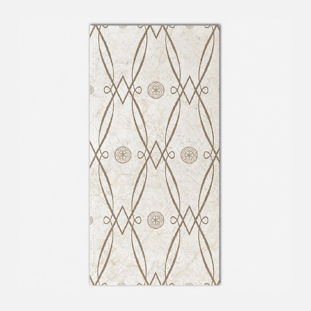 12x24 Potenza Elegant Polished Deco Tile Look Ceramic Tile - American Tile Depot