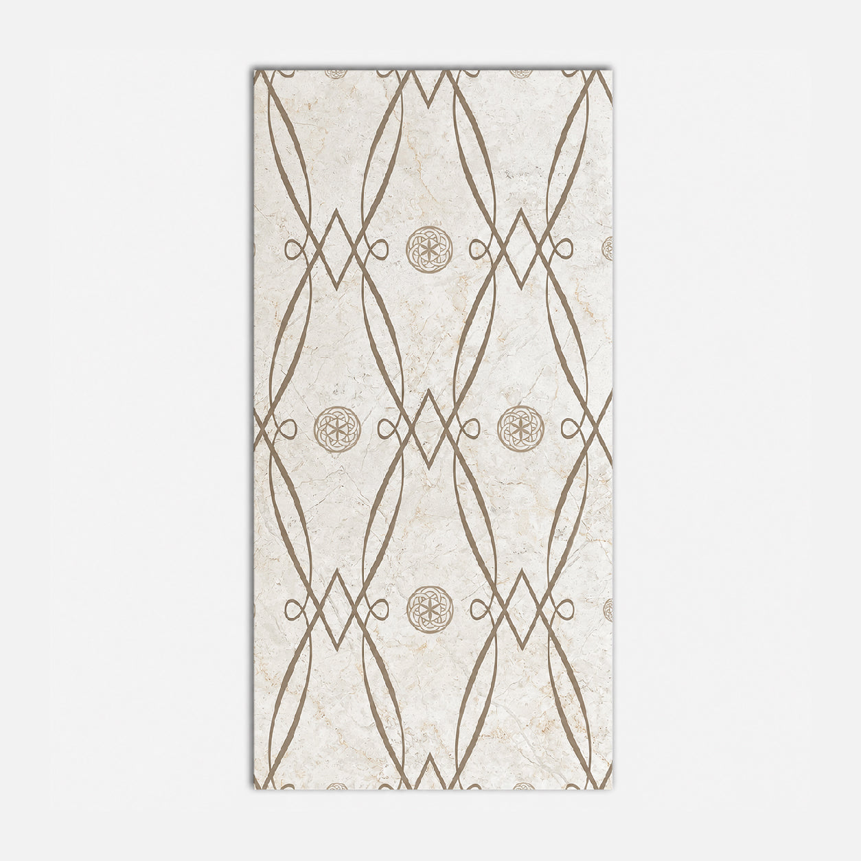 12x24 Potenza Elegant Polished Deco Tile Look Ceramic Tile - American Tile Depot