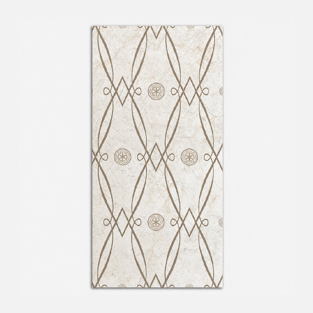 12x24 Potenza Elegant Polished Deco Tile Look Ceramic Tile - American Tile Depot