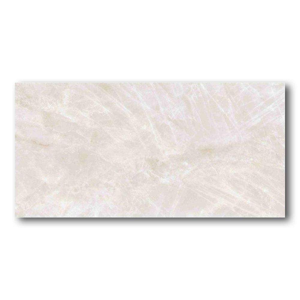 12x24 Pulvora Taj Mahal Cream Polished Stone Look Porcelain Tile 12x24 Pulvora Taj Mahal Cream Polished Stone Look Porcelain Tile - American Tile Depot