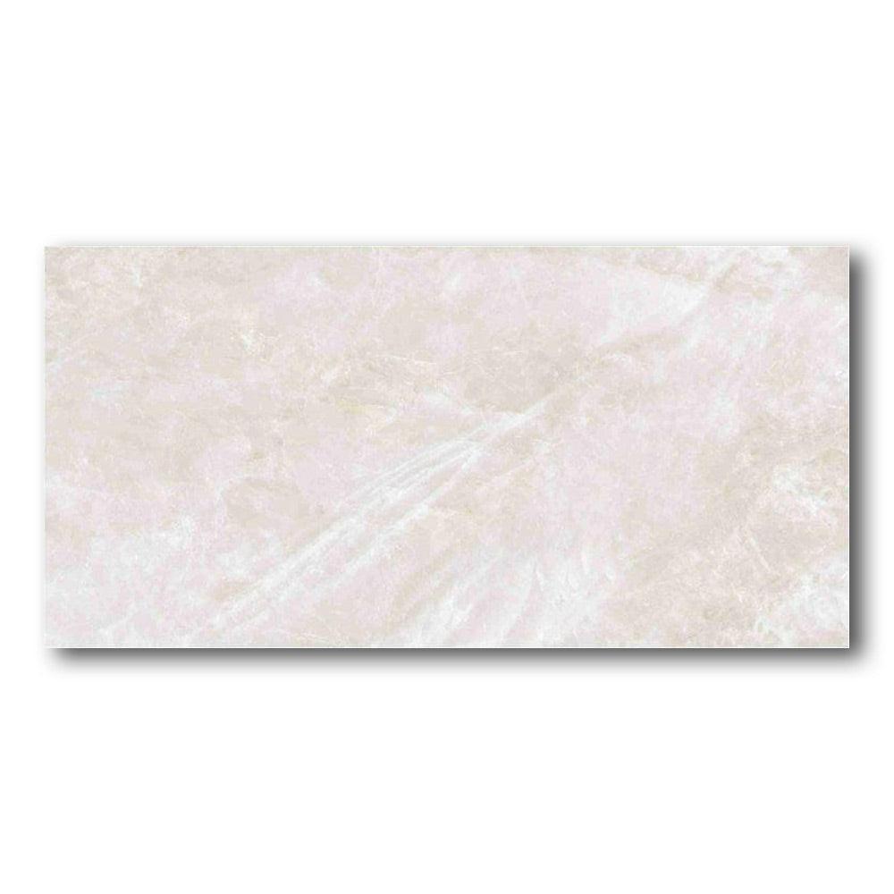12x24 Pulvora Taj Mahal Cream Polished Stone Look Porcelain Tile 12x24 Pulvora Taj Mahal Cream Polished Stone Look Porcelain Tile - American Tile Depot