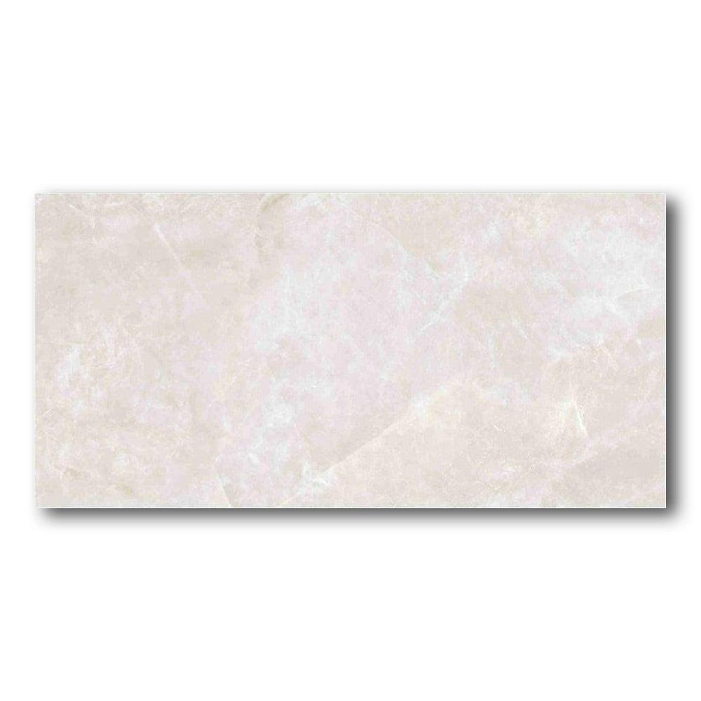 12x24 Pulvora Taj Mahal Cream Polished Stone Look Porcelain Tile 12x24 Pulvora Taj Mahal Cream Polished Stone Look Porcelain Tile - American Tile Depot