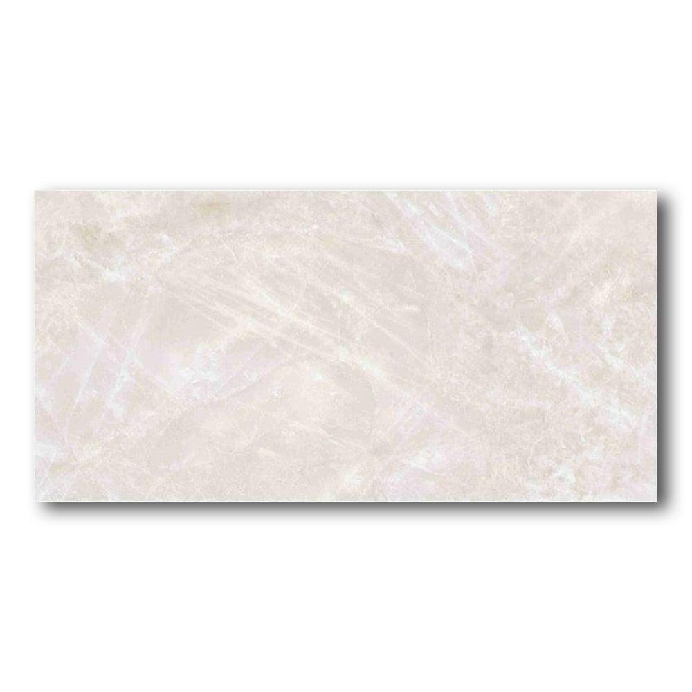 12x24 Pulvora Taj Mahal Cream Polished Stone Look Porcelain Tile 12x24 Pulvora Taj Mahal Cream Polished Stone Look Porcelain Tile - American Tile Depot