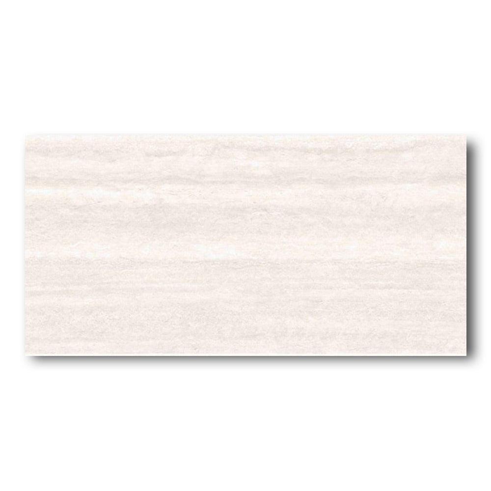 12x24 Pulvora White Polished Travertine Look Porcelain Tile 12x24 Pulvora White Polished Travertine Look Porcelain Tile - American Tile Depot