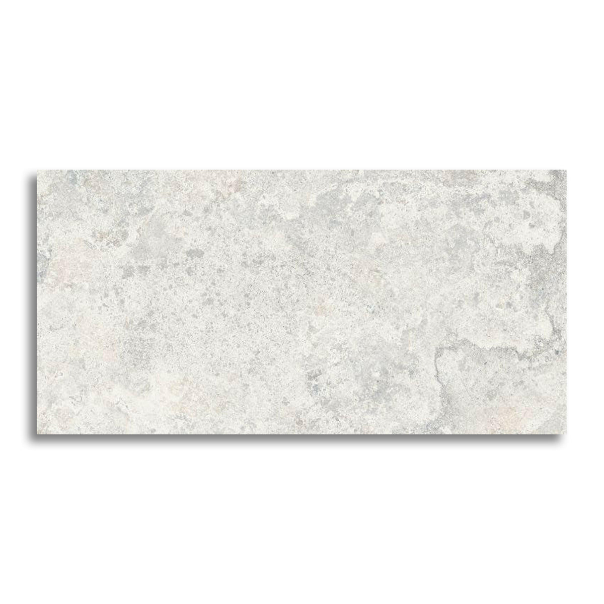 12x24 Quorix White Grip R11 Stone Look Porcelain Tile
