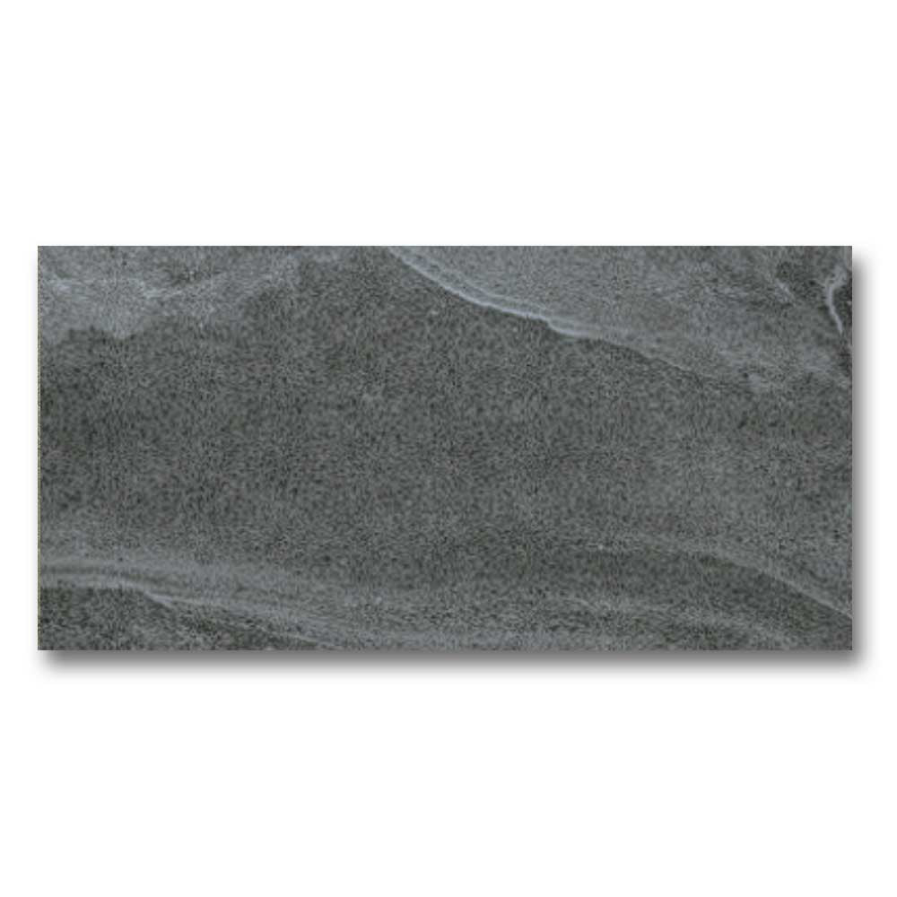 12x24 River Stone Black G609 Matte Stone Look Porcelain Tile