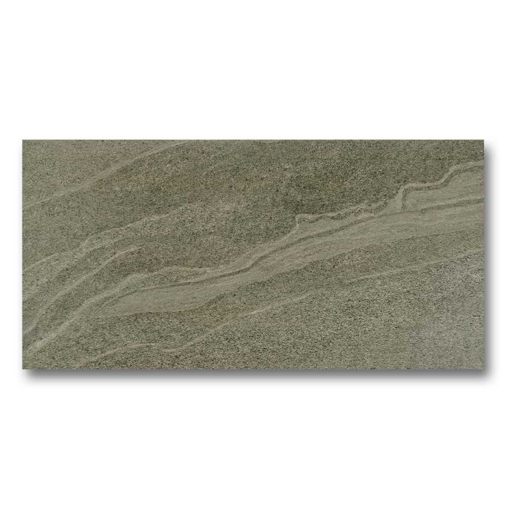 12x24 River Stone Dark Grey G608 Matte Stone Look Porcelain Tile