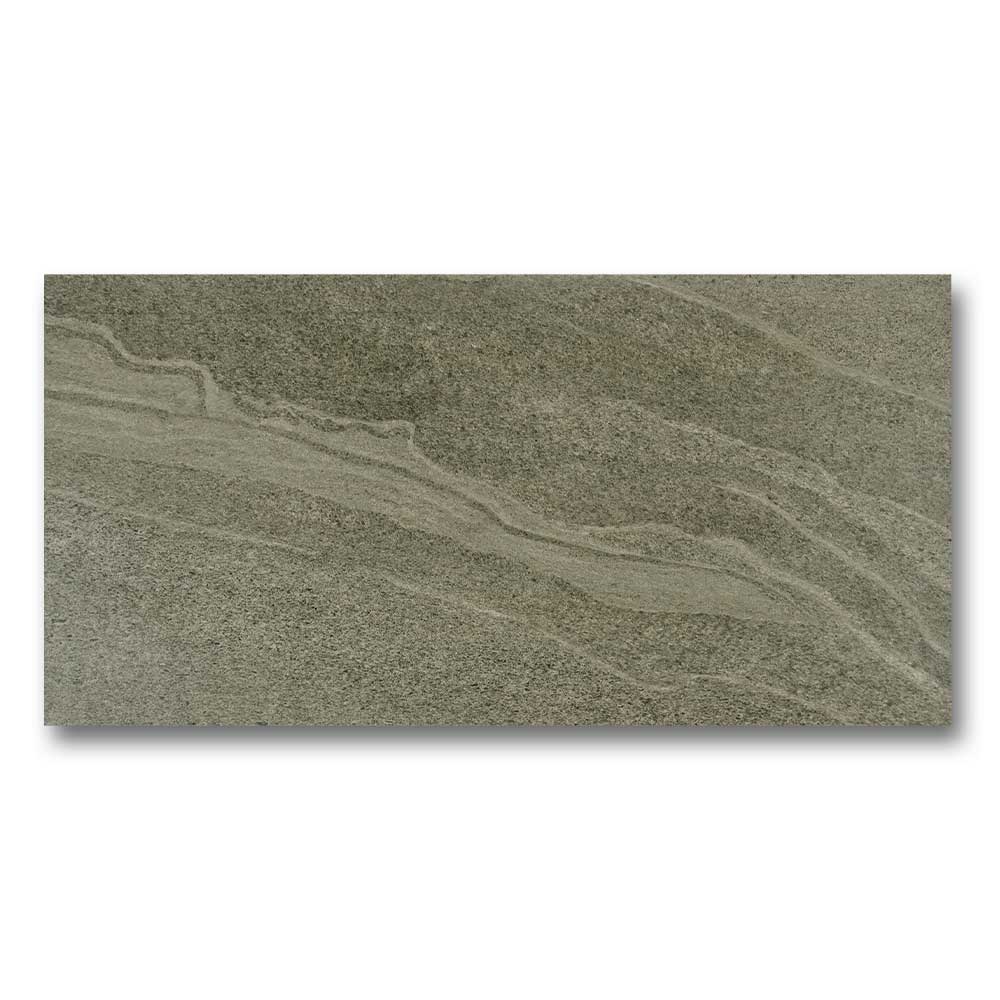 12x24 River Stone Dark Grey G608 Matte Stone Look Porcelain Tile