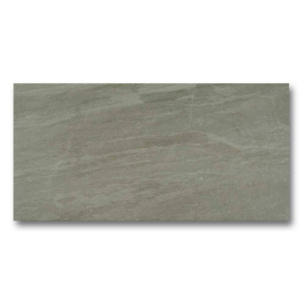12x24 Safari Gris Matte Travertine Look Porcelain Tile