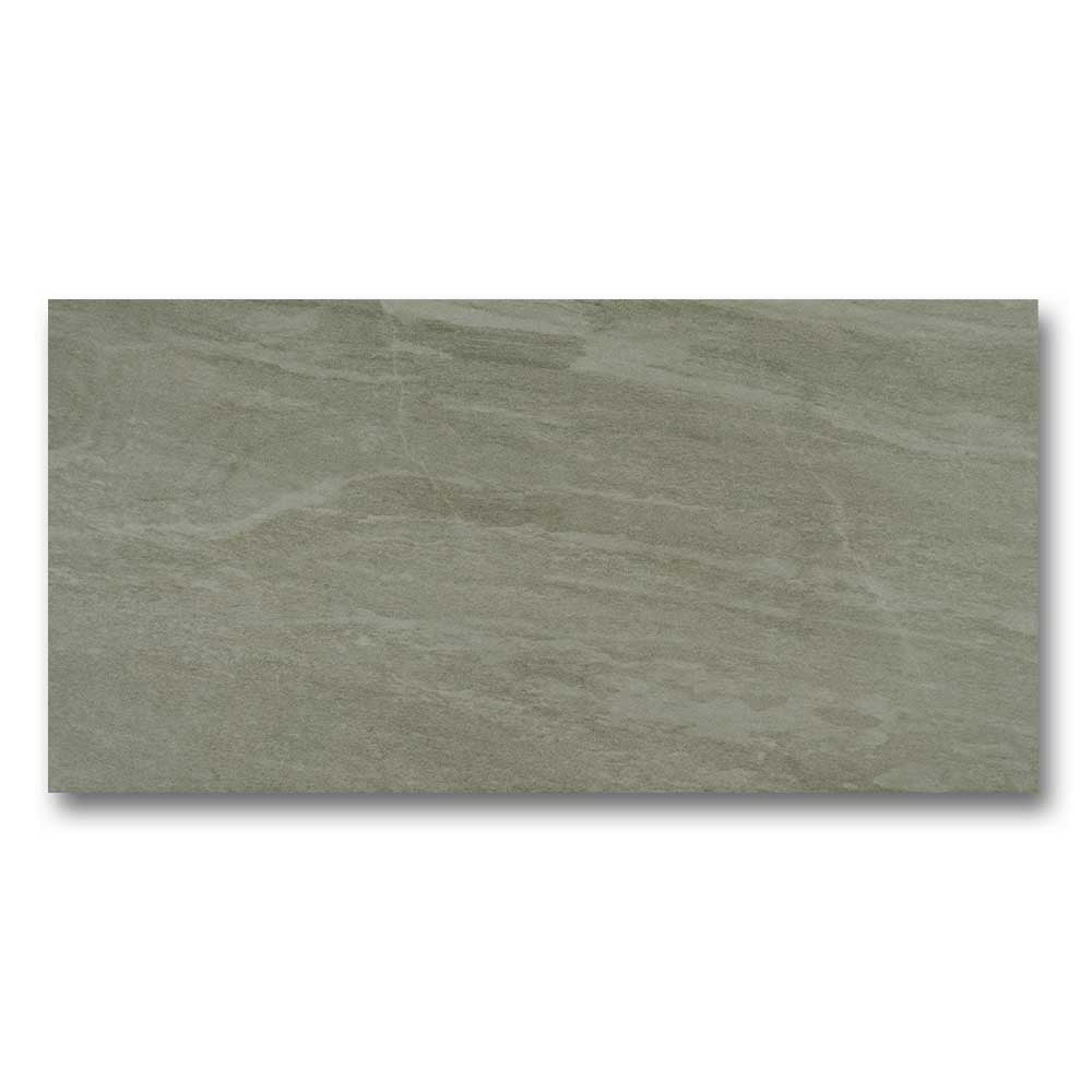 12x24 Safari Gris Matte Travertine Look Porcelain Tile