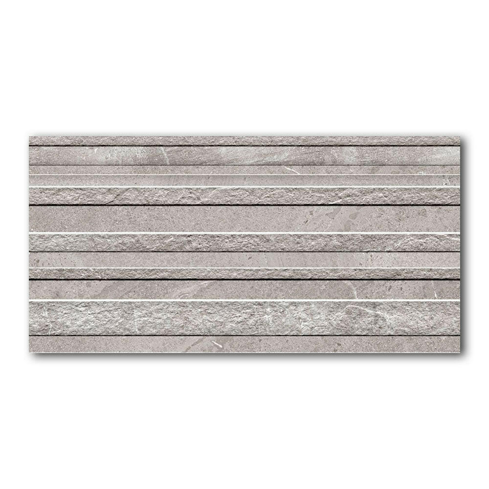 12x24 Sandrya Flames Grey Stone Look Matte Porcelain Tile 12x24 Sandrya Flames Grey Stone Look Matte Porcelain Tile - American Tile Depot