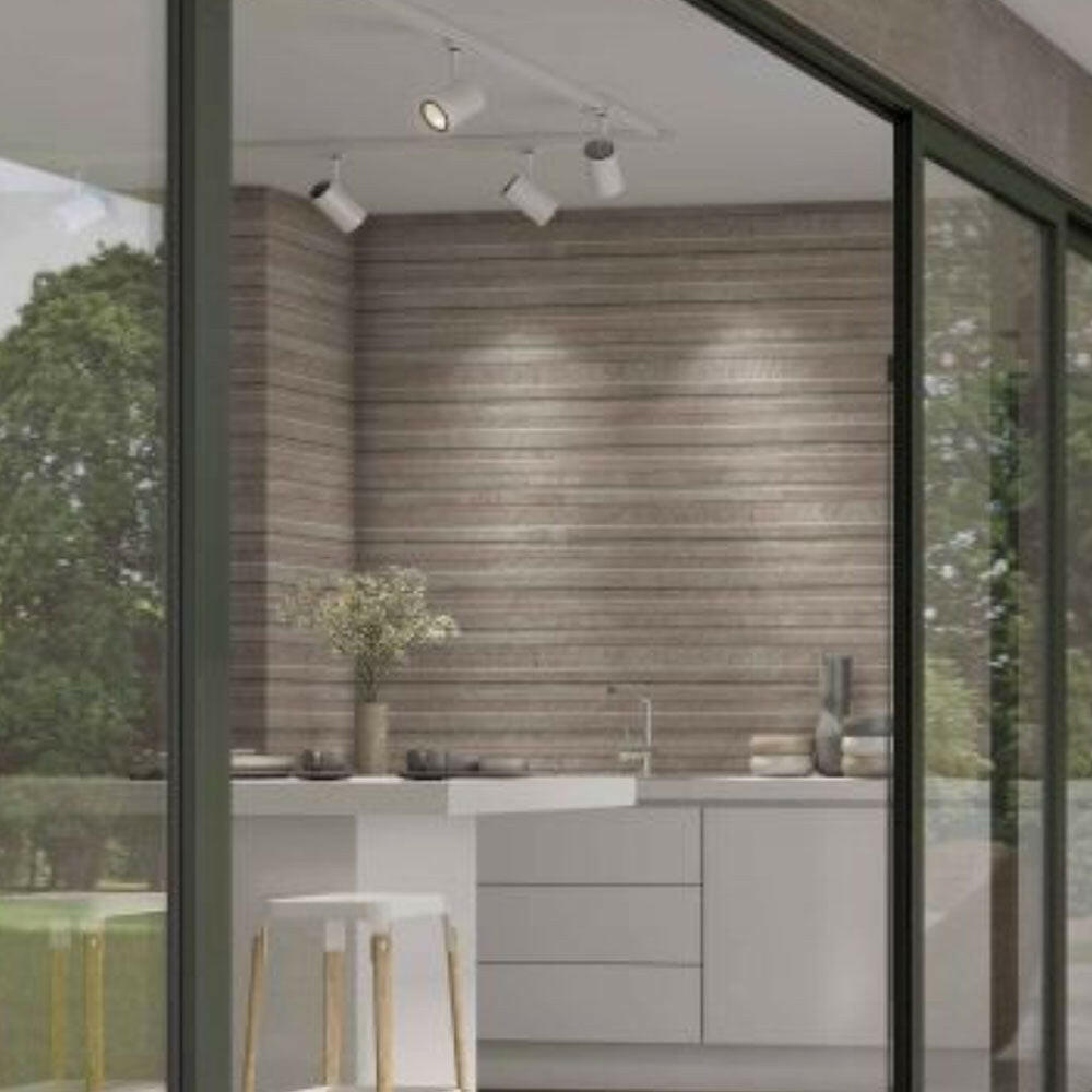 12x24 Sandrya Flames Grey Stone Look Matte Porcelain Tile 12x24 Sandrya Flames Grey Stone Look Matte Porcelain Tile - American Tile Depot