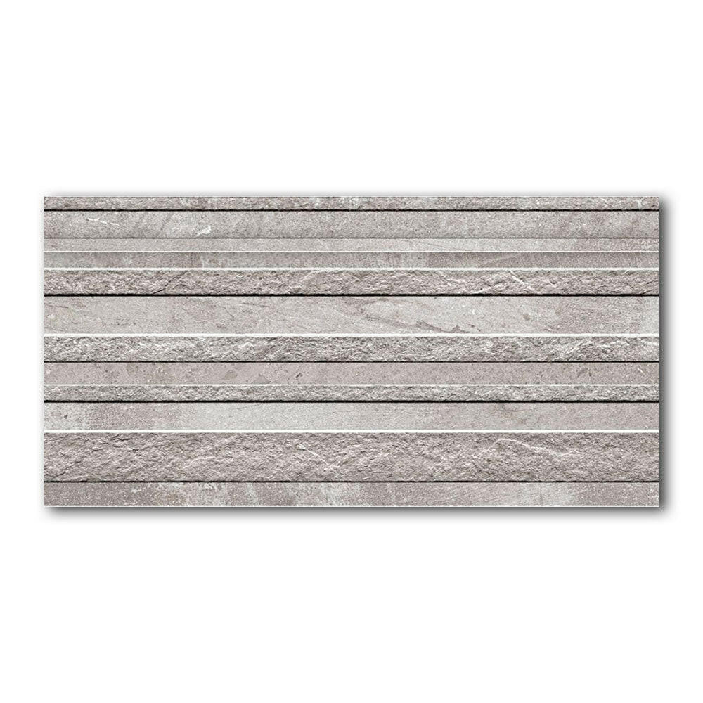 12x24 Sandrya Flames Grey Stone Look Matte Porcelain Tile 12x24 Sandrya Flames Grey Stone Look Matte Porcelain Tile - American Tile Depot