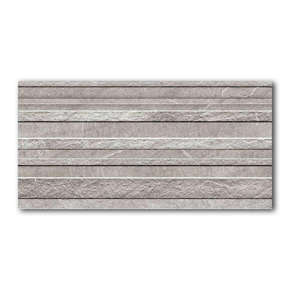 12x24 Sandrya Flames Grey Stone Look Matte Porcelain Tile 12x24 Sandrya Flames Grey Stone Look Matte Porcelain Tile - American Tile Depot