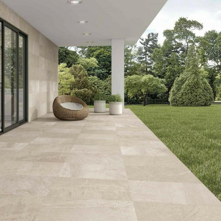 12x24 Sandrya Flames Sand Stone Look Matte Porcelain Tile 12x24 Sandrya Flames Sand Stone Look Matte Porcelain Tile - American Tile Depot