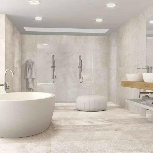 12x24 Sandrya Ice Pressed Stone Look Matte Porcelain Tile 12x24 Sandrya Ice Pressed Stone Look Matte Porcelain Tile - American Tile Depot