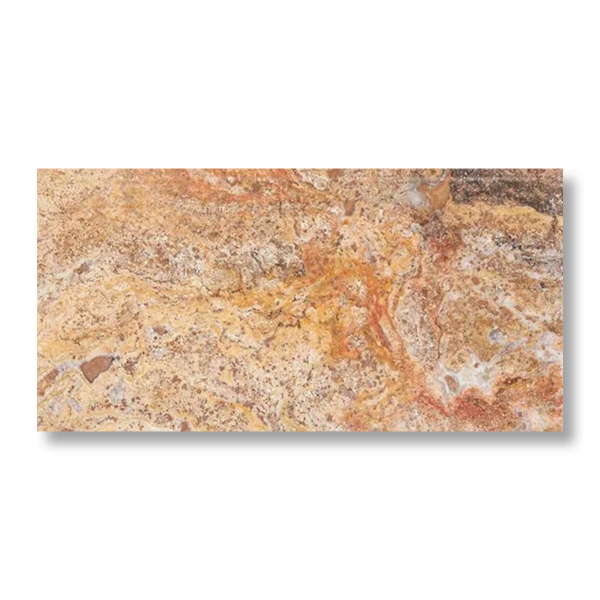 12x24 Scabos Travertine Filled & Honed Tile - American Tile Depot