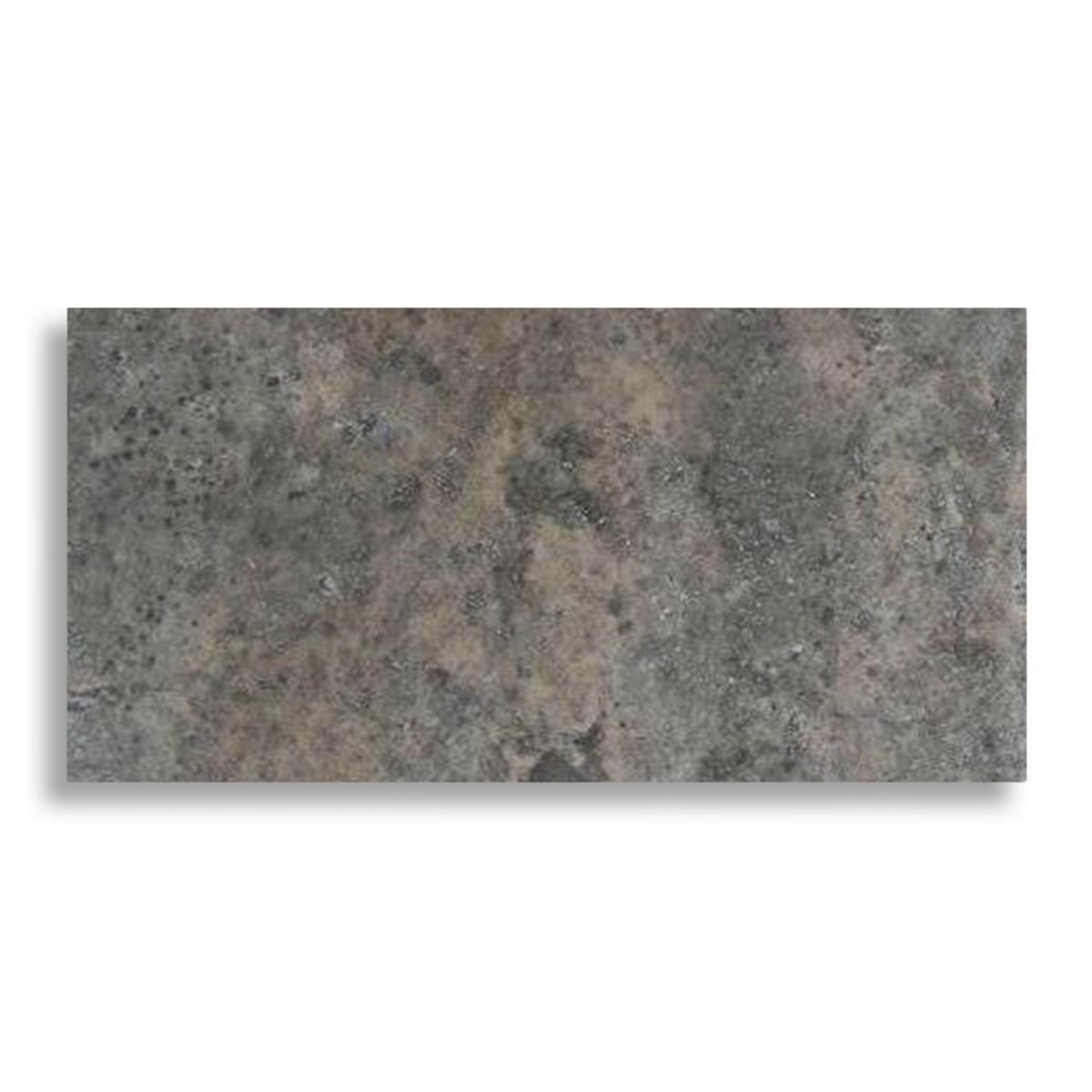 12x24 Silver Travertine Filled & Honed Tile