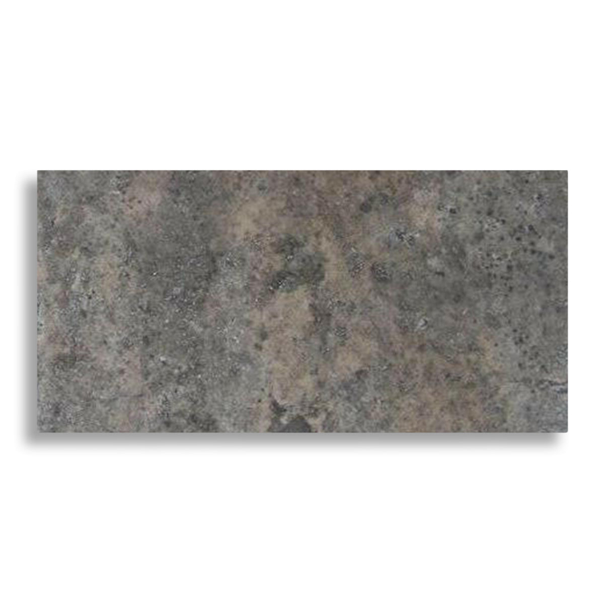 12x24 Silver Travertine Filled & Honed Tile - American Tile Depot