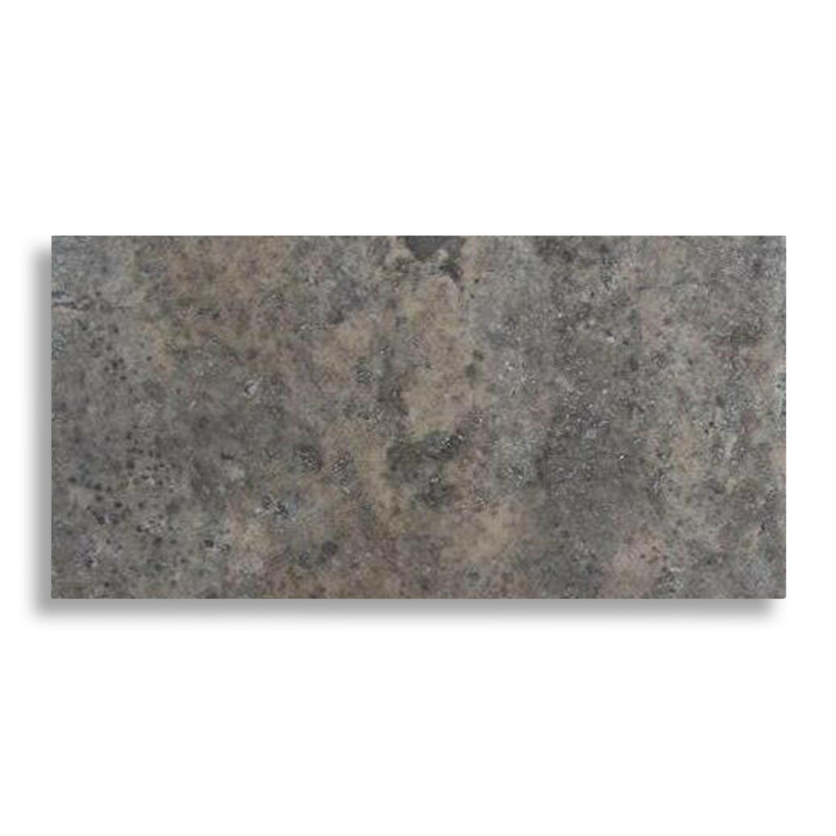 12x24 Silver Travertine Filled & Honed Tile - American Tile Depot