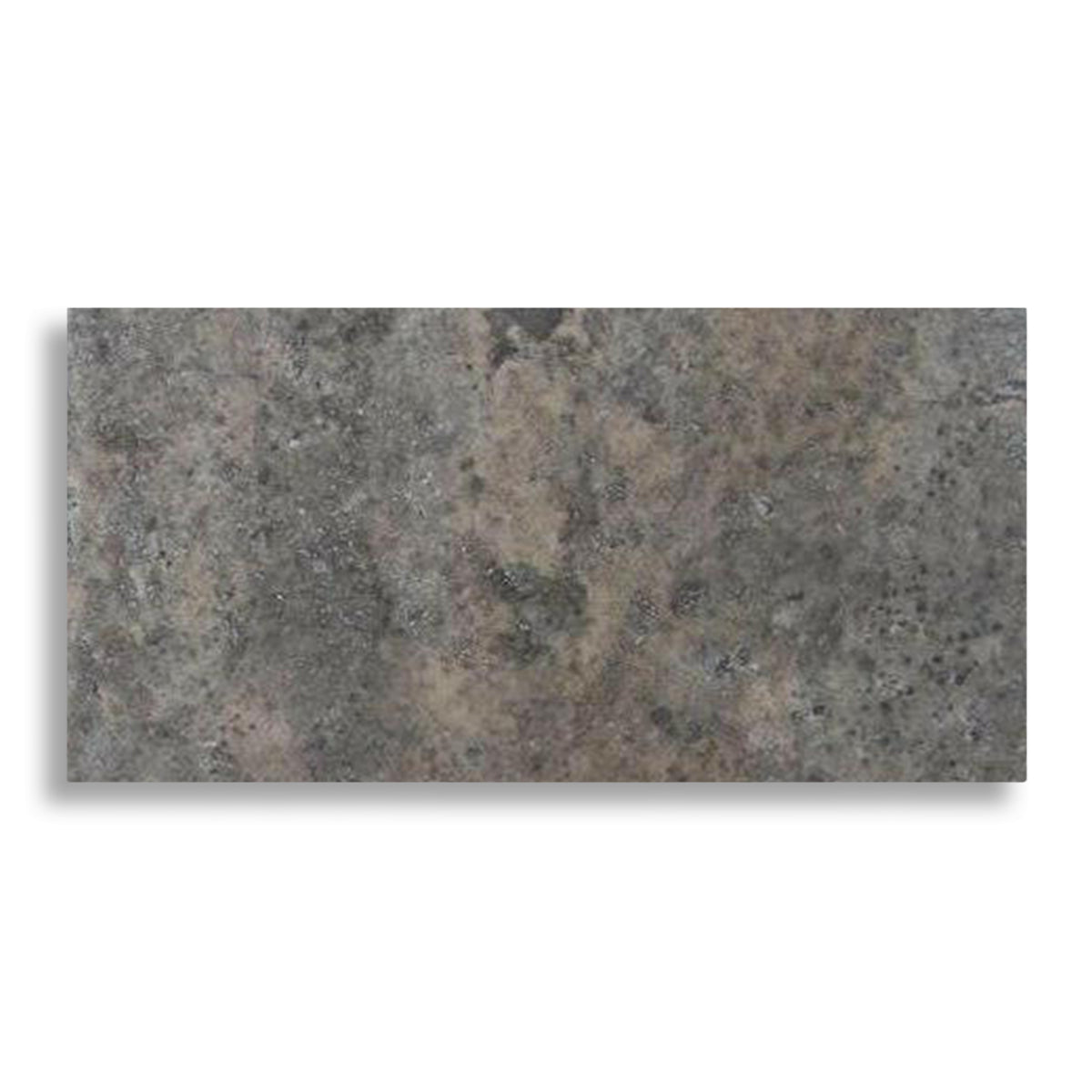 12x24 Silver Travertine Filled & Honed Tile - American Tile Depot