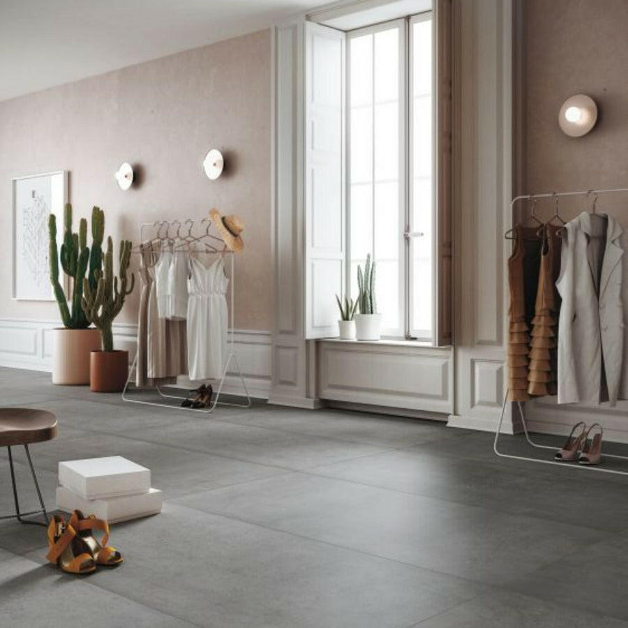 12x24 Simplex Iron Matte Concrete Look Porcelain Tile 12x24 Simplex Iron Matte Concrete Look Porcelain Tile - American Tile Depot