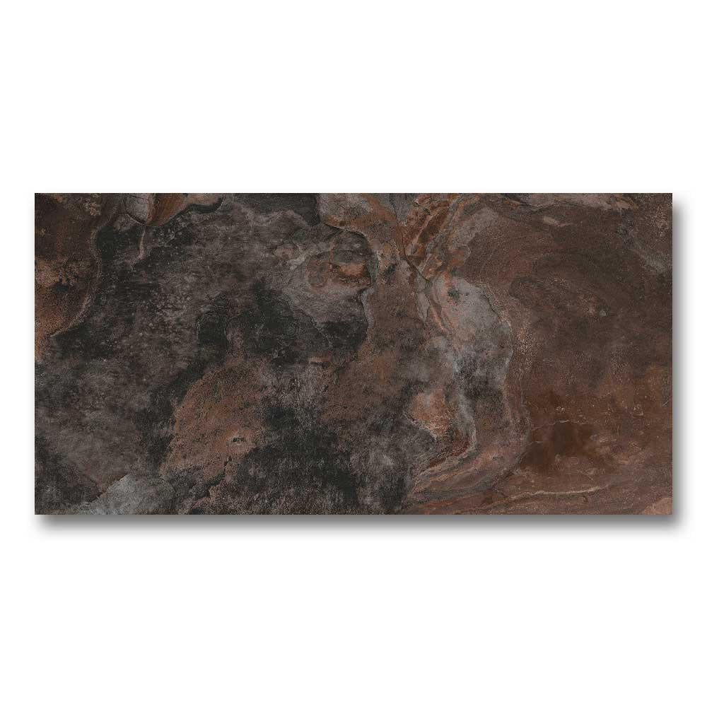 12x24 Slate Way Brown Semi Polished Porcelain Tile 12x24 Slate Way Brown Semi Polished Porcelain Tile - American Tile Depot