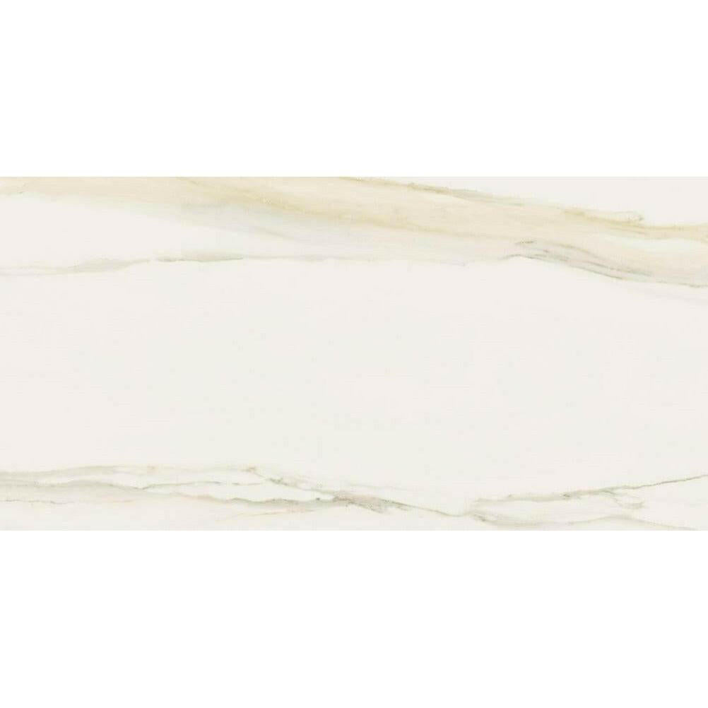 12x24 Solviera Calacatta Gold Glossy Marble Look Porcelain Tile 12x24 Solviera Calacatta Gold Glossy Marble Look Porcelain Tile - American Tile Depot