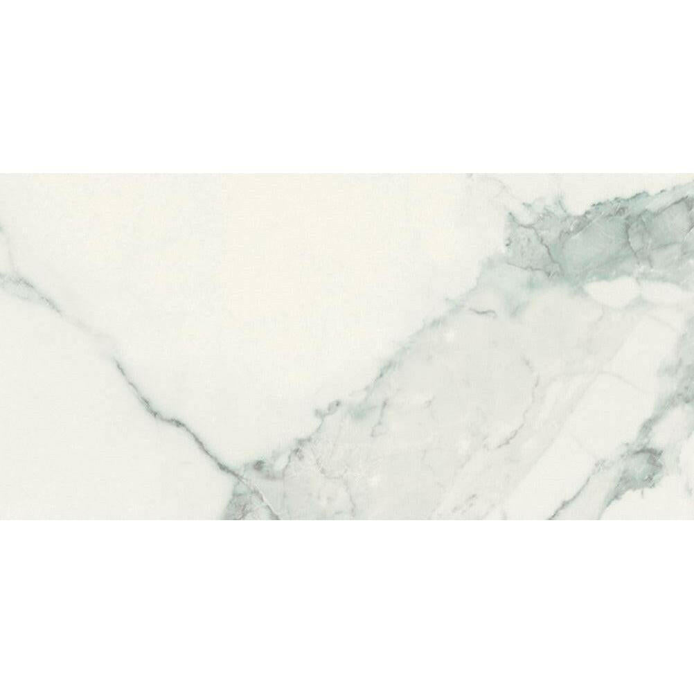 12x24 Solviera Statuario Glossy Marble Look Porcelain Tile 12x24 Solviera Statuario Glossy Marble Look Porcelain Tile - American Tile Depot
