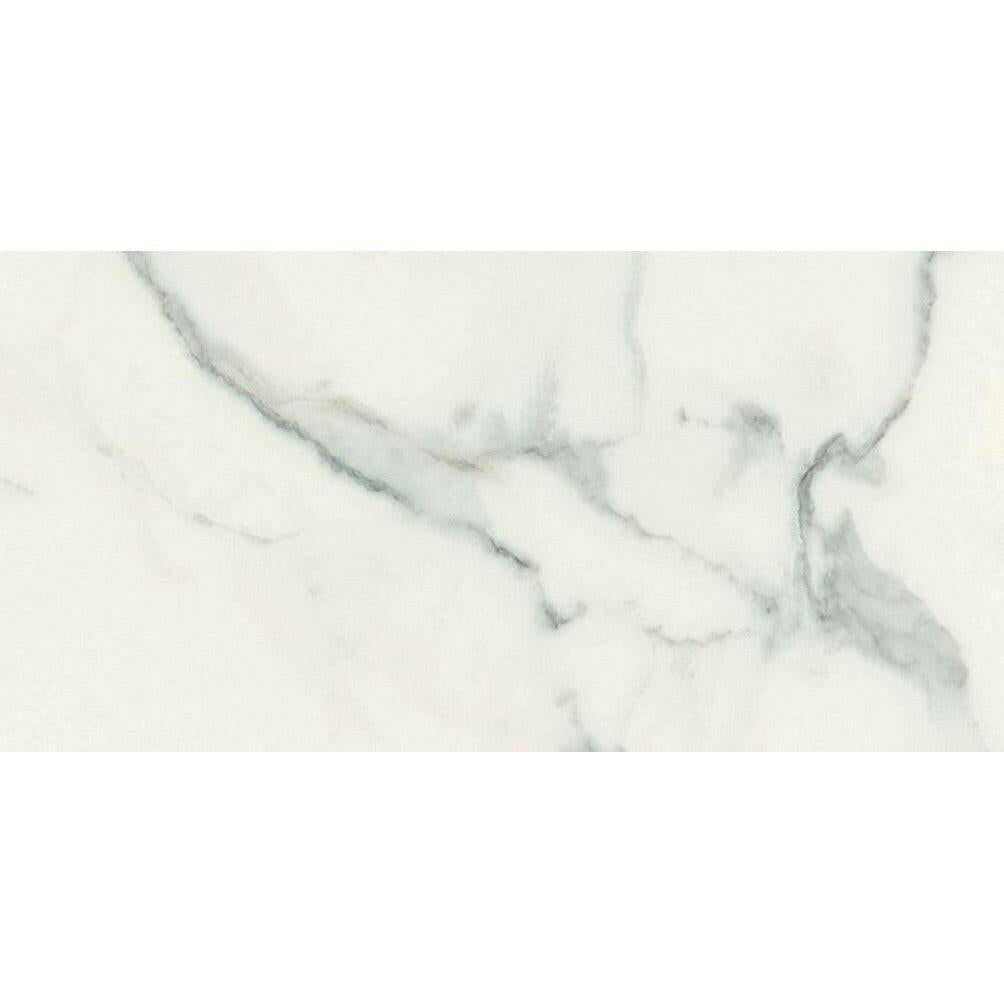 12x24 Solviera Statuario Glossy Marble Look Porcelain Tile 12x24 Solviera Statuario Glossy Marble Look Porcelain Tile - American Tile Depot