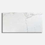 12x24 Statuario Paris Polished Marble Look Porcelain Tile - American Tile Depot